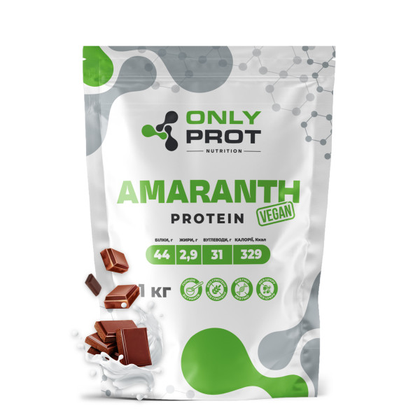 Амарантовий протеїн Onlyprot 1 кг молочний шоколад