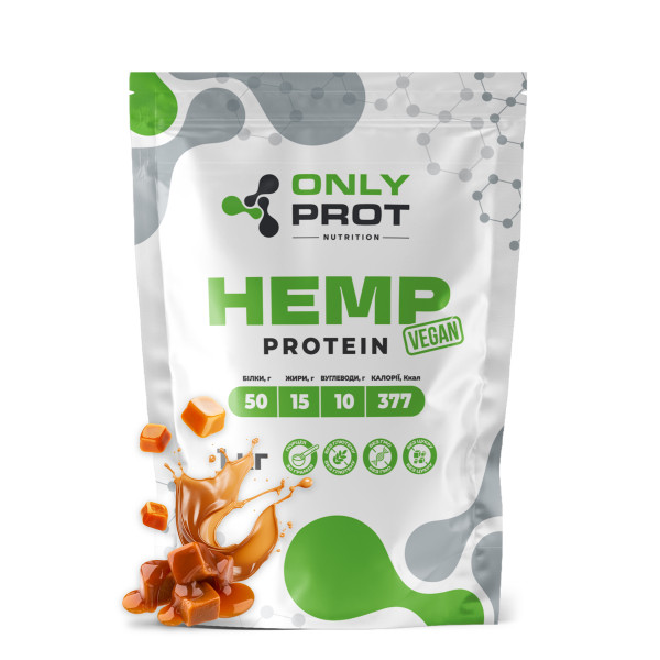 Конопляний протеїн Onlyprot 1 кг карамель