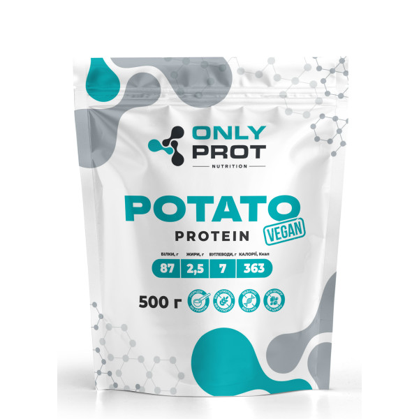 Картопляний протеїн Onlyprot 500 г без смаку