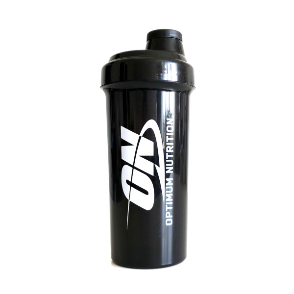 Шейкер Optimum Nutrition 700 мл чорний + сітка