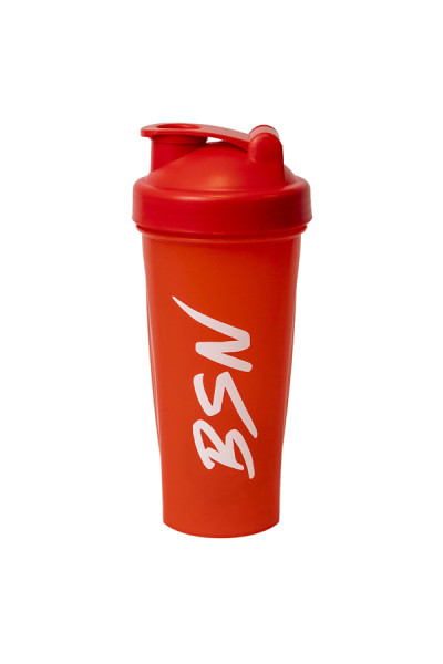 Шейкер BSN 700 мл червоний + кулька